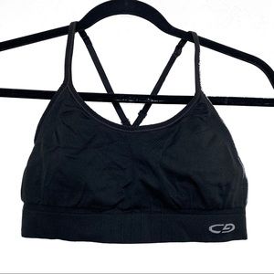 Champion Black Racerback Sports Bra